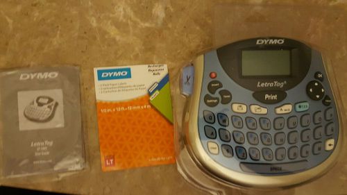Dymo LetraTag Plus LT-100T With User Guide Working Good Condition