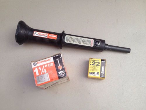 Ramset hd22 powder fastening system concrete powder nails .22 caliber cartridges for sale