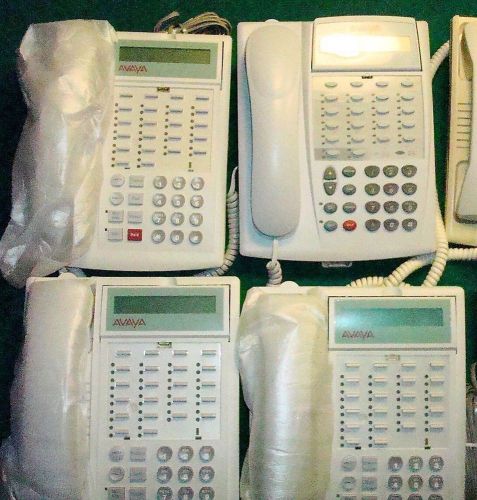 Lot of 8 Phones Lucent Avaya 18D, 34D SEE PICTURES!