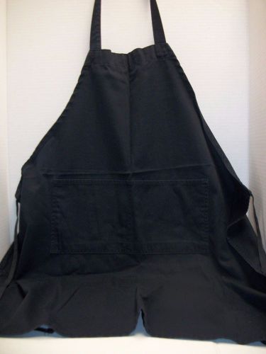 Lot of 7 CHEFS POCKET APRONS/BLACK/BURGUNDY Good Condition!