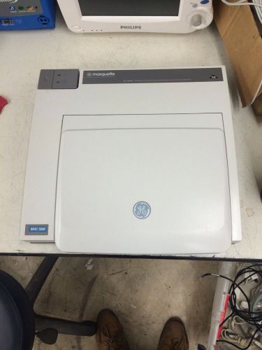 GE Marquette Mac 5000 with 14 lead acquisition module and battery