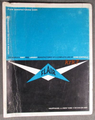 Flair Zone Controls - 1967 Product Catalog