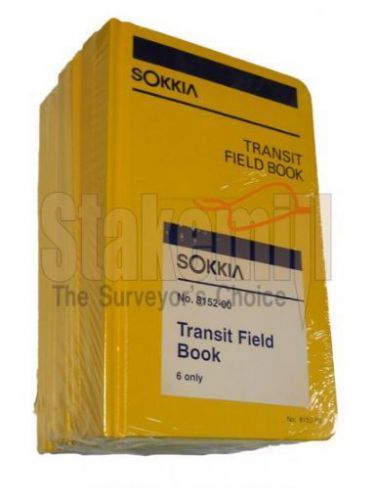 New Sokkia Transit Field Book 815200 (6 pack)