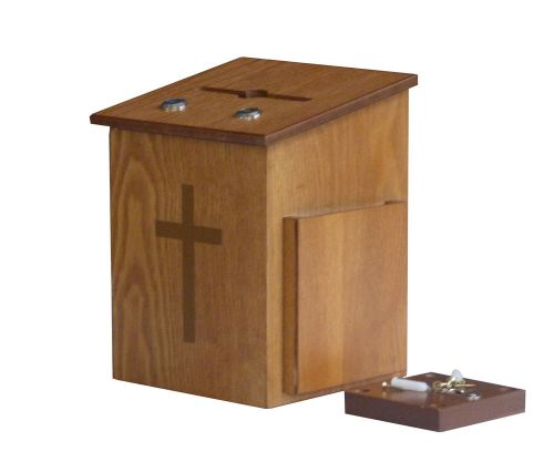 Dual Lock Comment Collection Suggestion Box Donation Charity Prayer Tithing14920