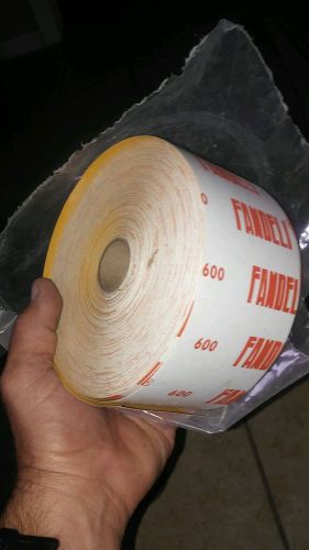 Fandeli 600 grit sandpaper roll new old stock