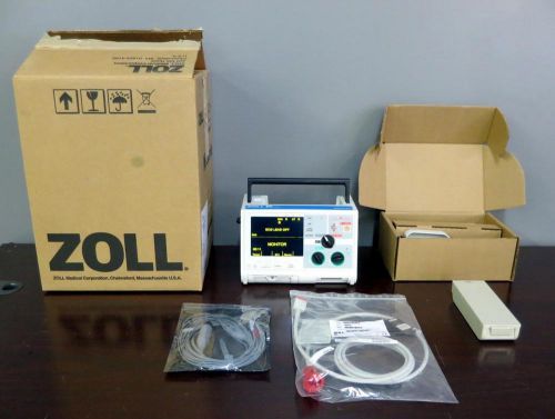 Zoll m series refurbished biphasic 3 lead ecg pacing analyze als hard paddles for sale