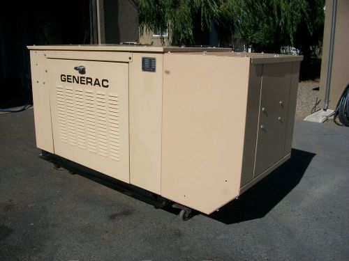 Generac 10kw 120/240 single phase generator with enclosure for sale