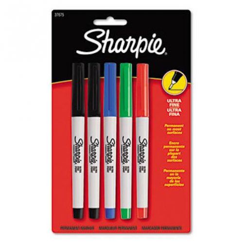 Sharpie Ultra Fine Point Permanent Markers 5 Assorted 37675