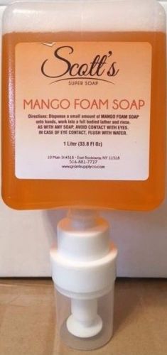 SCOTT&#039;S SUPER SOAP  ULTIMATE MANGO FOAM HAND SOAP - I LITER/33.8 FL OZ REFILL