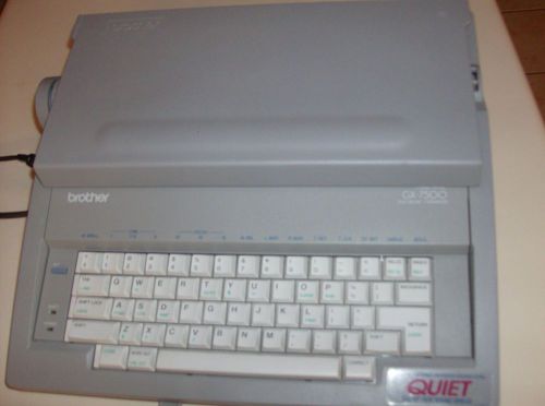 Brother electric typewriter model gx 7500 and ribbons