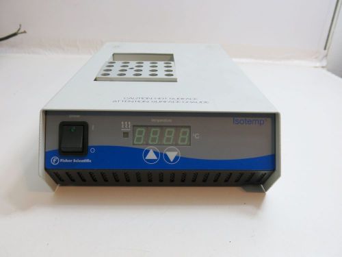 Fisher scientific isotemp digital block heater / incubator 11-715-126d 240v for sale