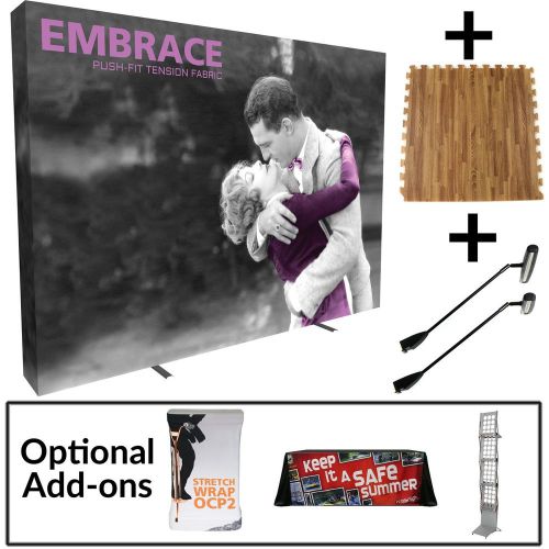 Embrace 8&#039; Fabric Wall Trade Show Display Starter Kit