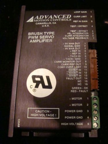 Advanced Motion Controls 12A8E  Brush Type PWM Servo Amplifier
