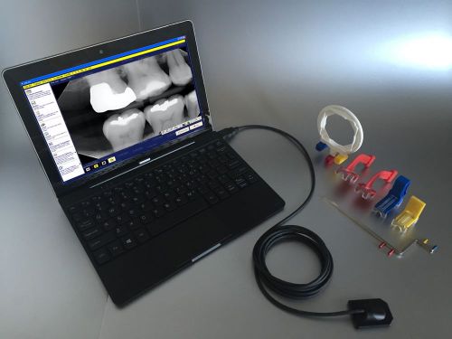 New portable digital dental sensor kit size2+software+tablet+2yr warranty+ship for sale