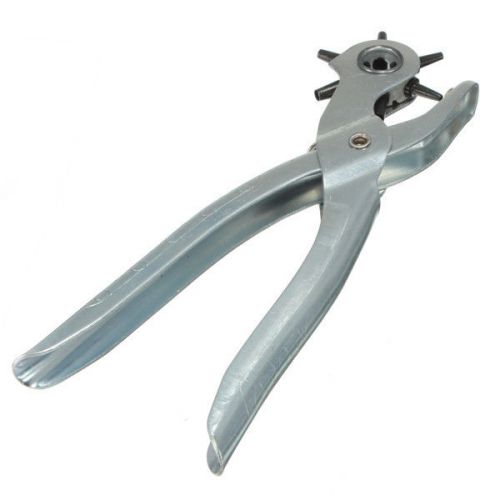 New revolving leather canvas belt punch punching plier hole tool 6 tube for sale