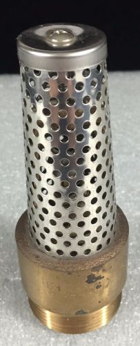 Foot Valve, 1-1/4&#034; M x 1&#034;F Brass by MERRILL MANUFACTURING