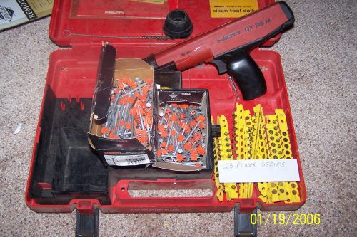 Hilti DX36M Powder Actuated Nail Gun w/ Case &amp; Loads! Nice!
