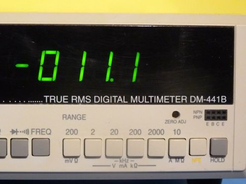 Goldstar True RMS digital Multimeter DM-441B with Probes