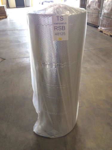ROLL OF REGULAR BUBBLE, DOUBLE FOIL INSULATION WRAP 48&#034; X 125&#039; X 1/4&#034;