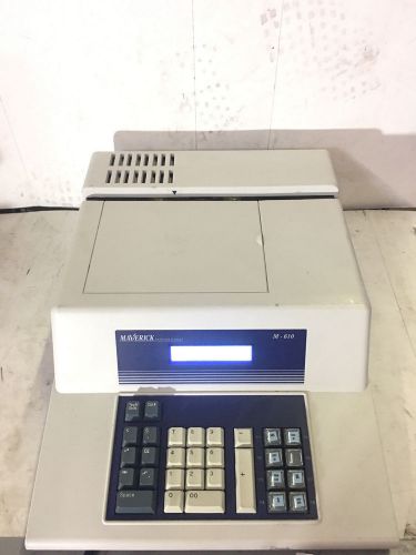 Maverick M-610 Check MICR Encoder AS IS POWER ON TESTED