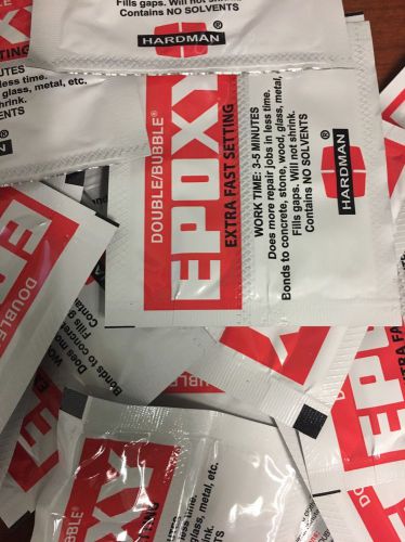 17 individual packs hardman double/bubble epoxy extra fast setting for sale