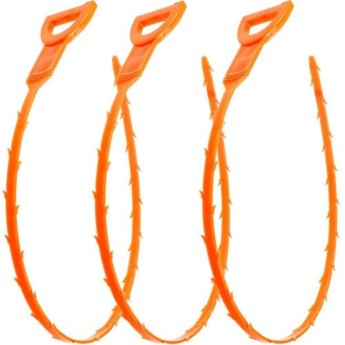 Vastar 3 pack drain snake hair drain clog remover cleaning tool for sale