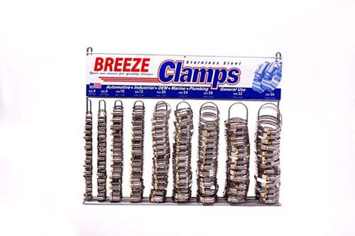 Breeze hose clamp display assortment, automotive assortment, 1 assortment contai for sale