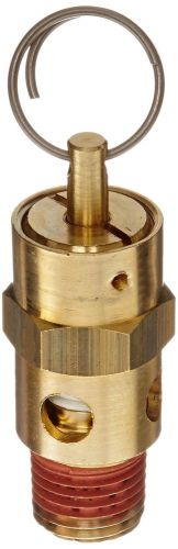 Control Devices ST Series Brass ASME Safety Valve 150 psi Set Pressure 1/4&#034; M...