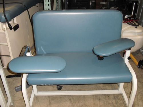 Clinton Blood Draw Extra Wide Chair with Padded Flip Arms Didage Sales