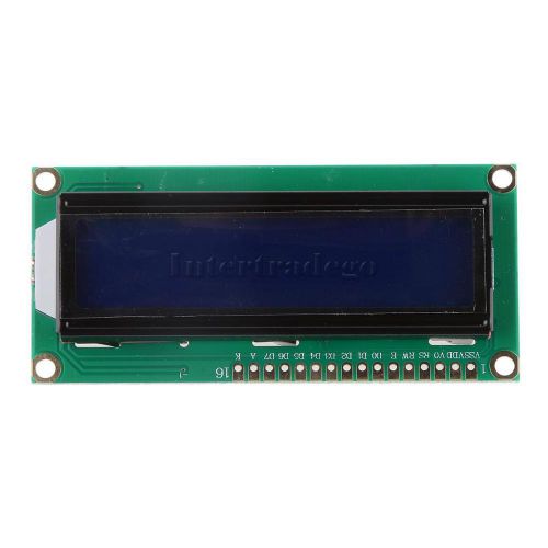 Lcd 1602 board keypad shield blue backlight for arduino duemilanove robot for sale