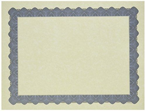 Great Papers! Metallic Blue Certificate, 8.5 x 11 Inches, 25 Count (934425)