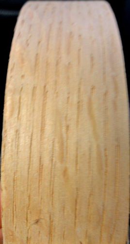 Red Oak flake wood veneer edgebanding 1.25&#034; x 120&#034; no adhesive thin fleece back
