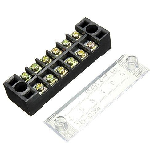 Ninth-city 2pcs 6 position double row wire screw connector electric barrier for sale