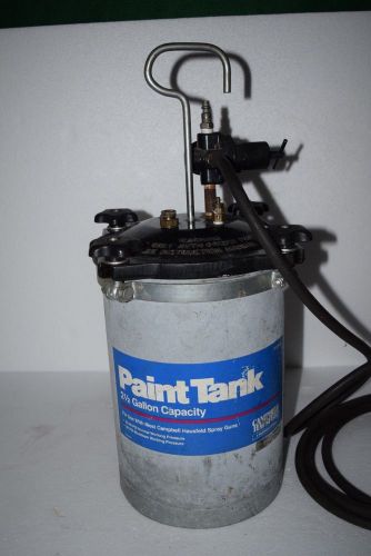 Campbell hausfeld paint tank 2.5-gallon model pt2813 w 15&#039; hose - 50 psi maximum for sale