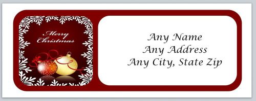 30 Personalized Address Labels Christmas Buy 3 get 1 free (ac418)