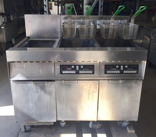 Commercial frymaster double fryer with dump station for sale
