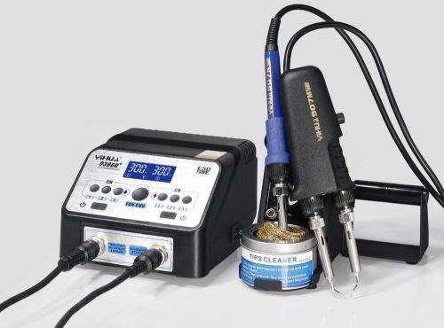 Yh-938bd+ tweezers and soldering iron station, lead free and esd safe for sale