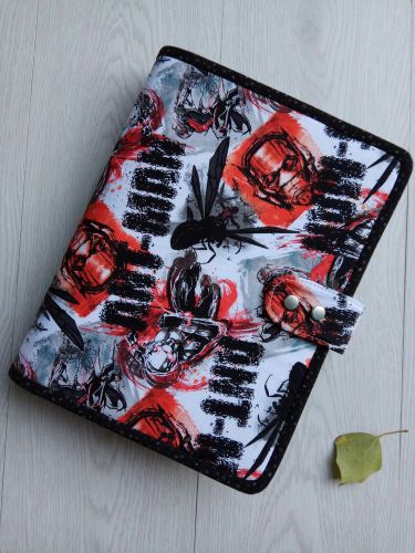 A5 binder planner lovely cover with 6 ring binder notebook handmade fabricbinder for sale