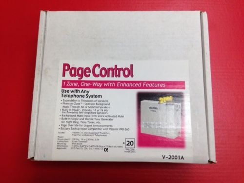 Valcom V-2001A Page Control One-Way 1-Zone with Enhanced Features