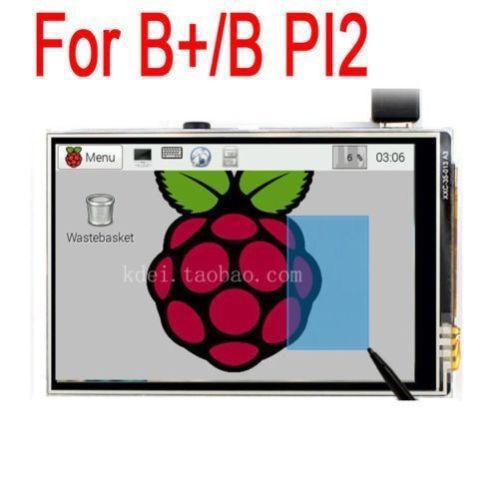 3.5&#034; tft lcd touch screen module spi rgb display for raspberry pi 3 2 b+ pi2 for sale