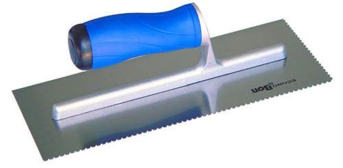 Bon 87-117 11-Inch by 4-1/2-Inch V Notched Trowel with 3/32-Inch Width and 3/...