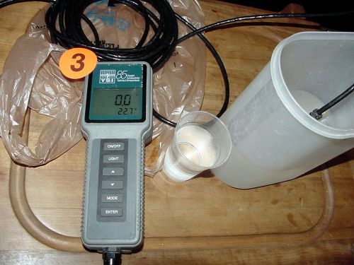 Ysi model 85 portable oxygen conductivity salinity temp meter kit + probe #385 for sale