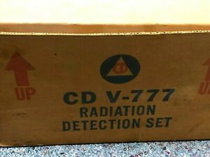1970&#039;S CIVIL DEFENSE CD V-777 RADIATION DETECTION SET ORIGINAL BOX, GEIGER COUNT
