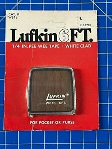 Lufkin W616 6 FT 1/4&#039; PEE WEETAPE MEASURE   VINTAGE!