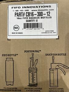 Fifo CB16-300-12 (12 Pack Of FIFO 16oz Squeeze Bottles)