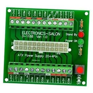 24/20-pin ATX DC Power Supply Breakout Board Module.