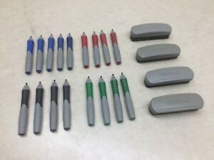 Smart Board Pens and Erasers Red Green Black Blue