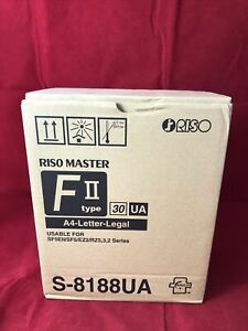 Genuine RISO Master F II type 30UA (S-8188UA) A4-Letter-Legal