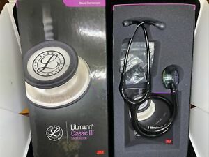 3M Littmann Classic III Monitoring Stethoscope, Rainbow-Finish Chestpiece, Blac
