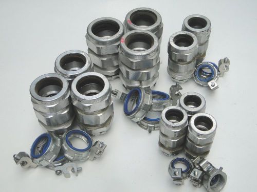 ASSORTED CROUSE HINDS TERMINATOR CABLE FITTING  (wiring,electric,fittings.lugs)